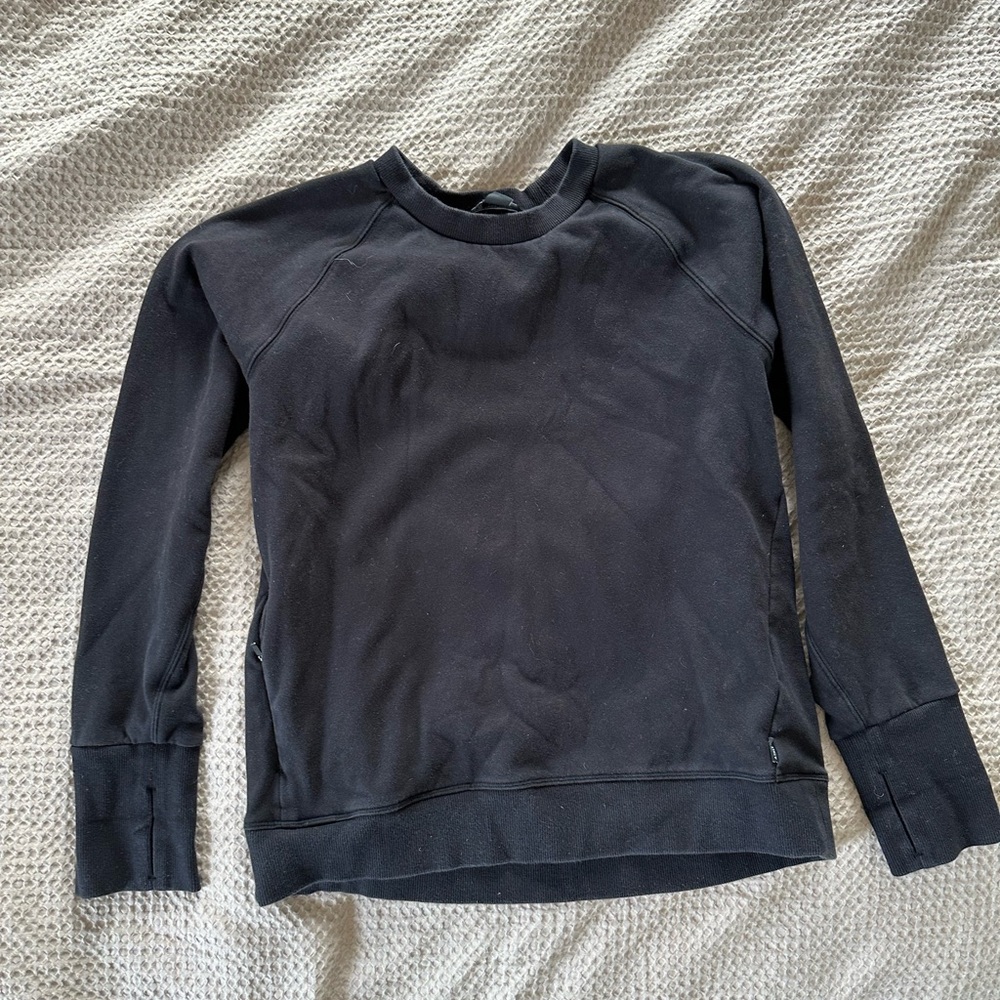 Athleta Black Crewneck